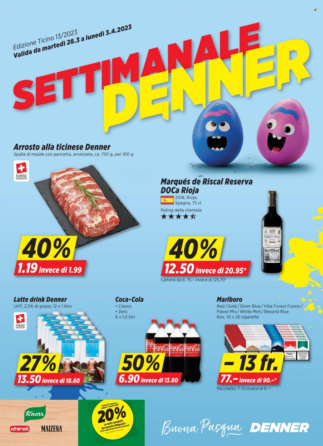 Volantino Denner - 28.3.2023 - 3.4.2023. Pagina 1