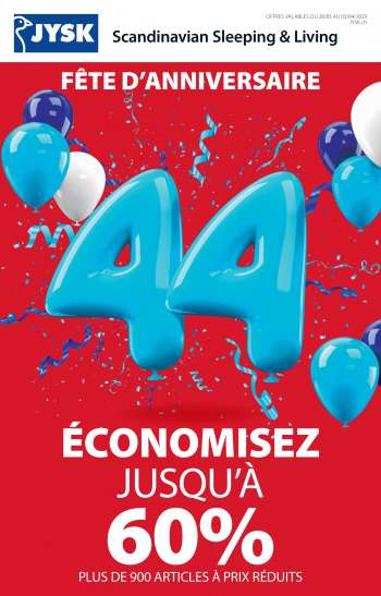 Prospekte JYSK - 28.3.2023 - 3.4.2023.