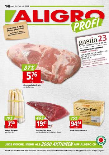 Volantino ALIGRO - 3.4.2023 - 8.4.2023.