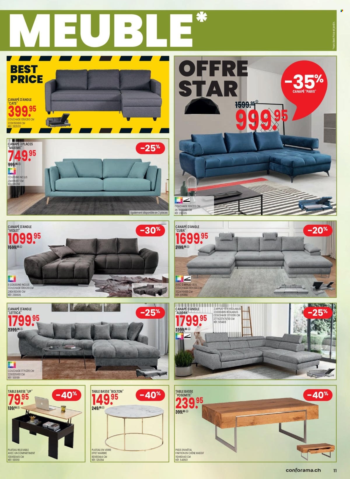 Volantino Conforama - 4.4.2023 - 17.4.2023. Pagina 11