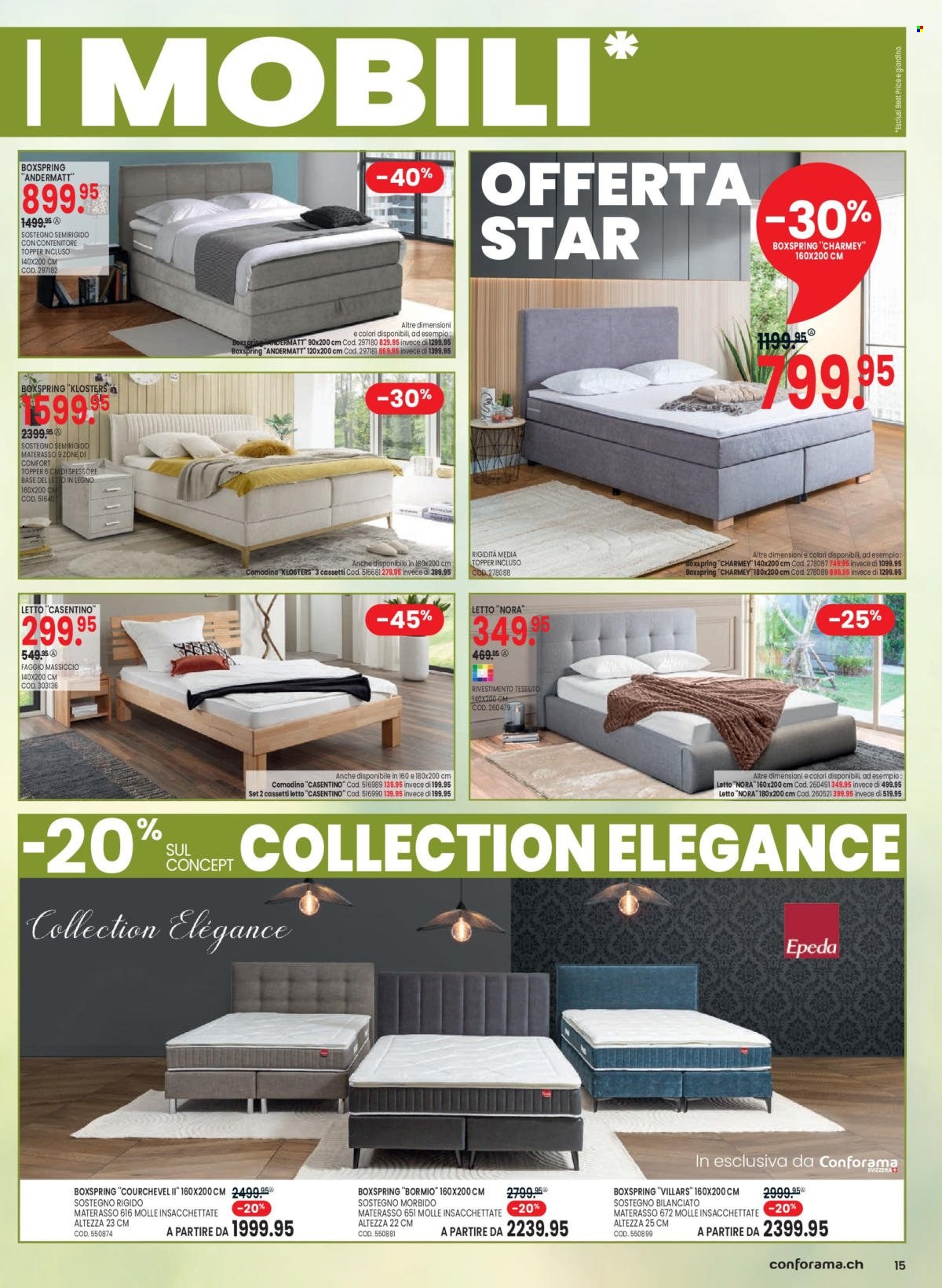 Volantino Conforama - 4.4.2023 - 17.4.2023. Pagina 15