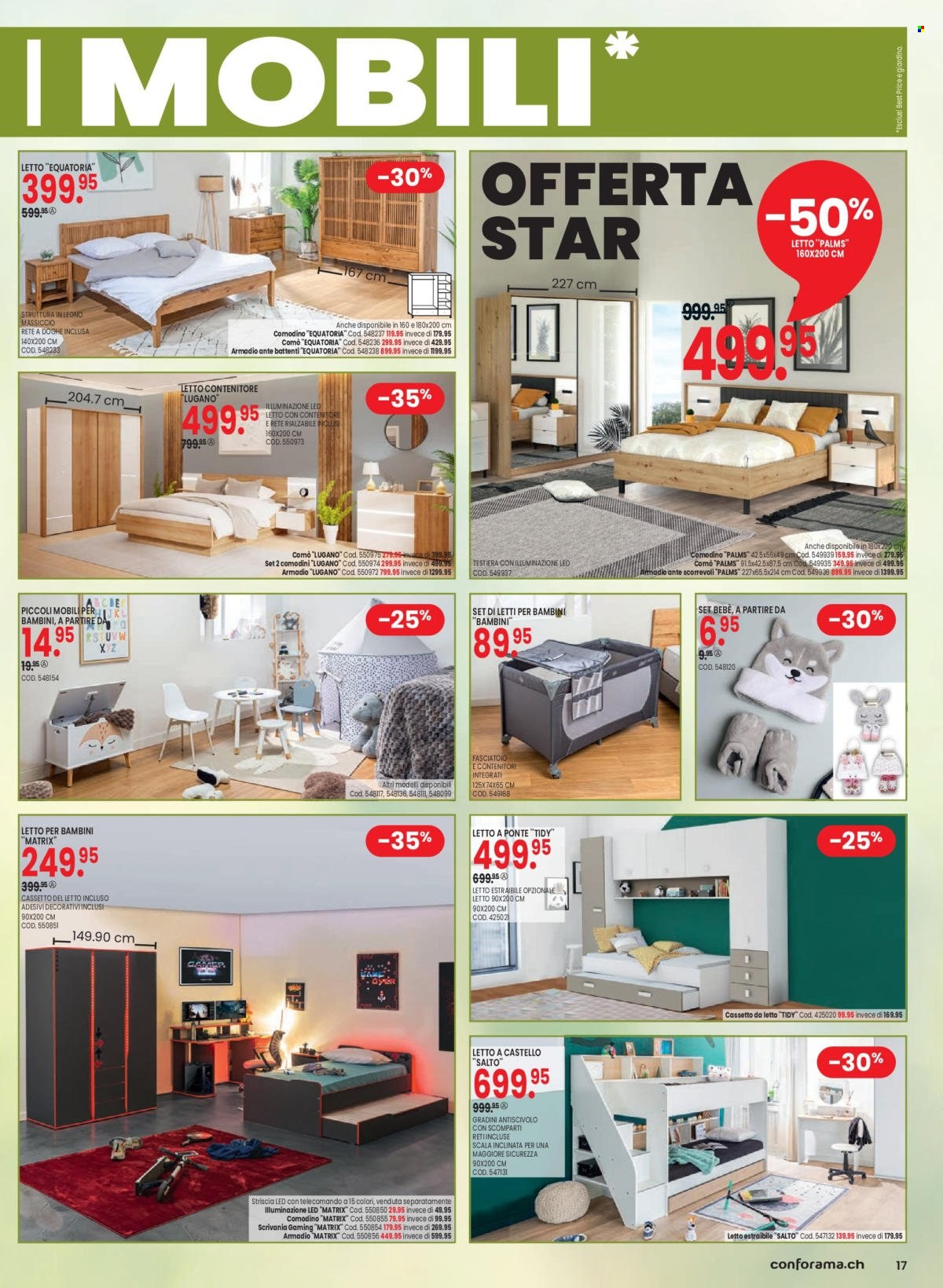 Volantino Conforama - 4.4.2023 - 17.4.2023. Pagina 17