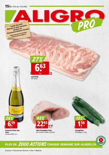 Volantino ALIGRO - 10.4.2023 - 15.4.2023.