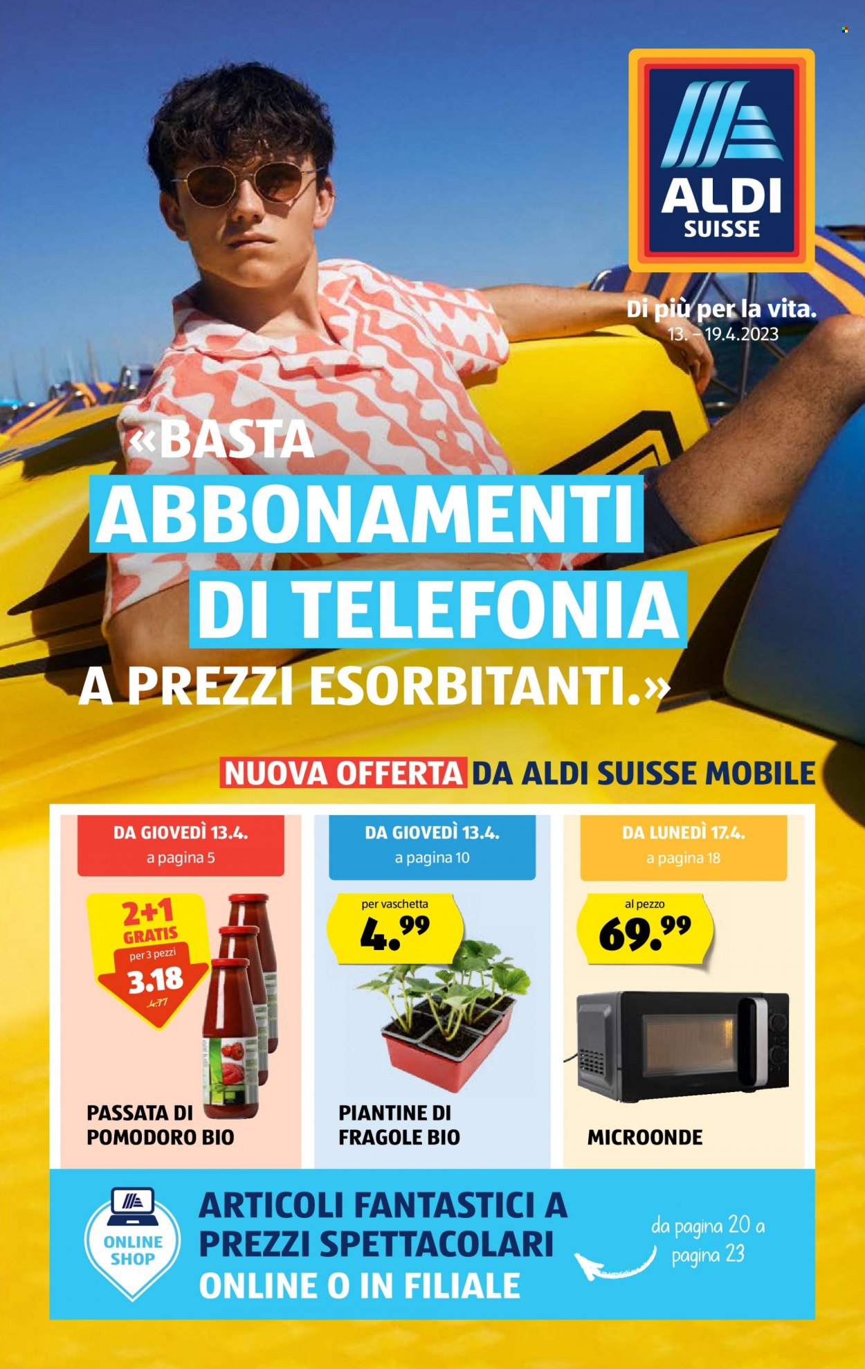 Volantino Aldi - 13.4.2023 - 19.4.2023. Pagina 1