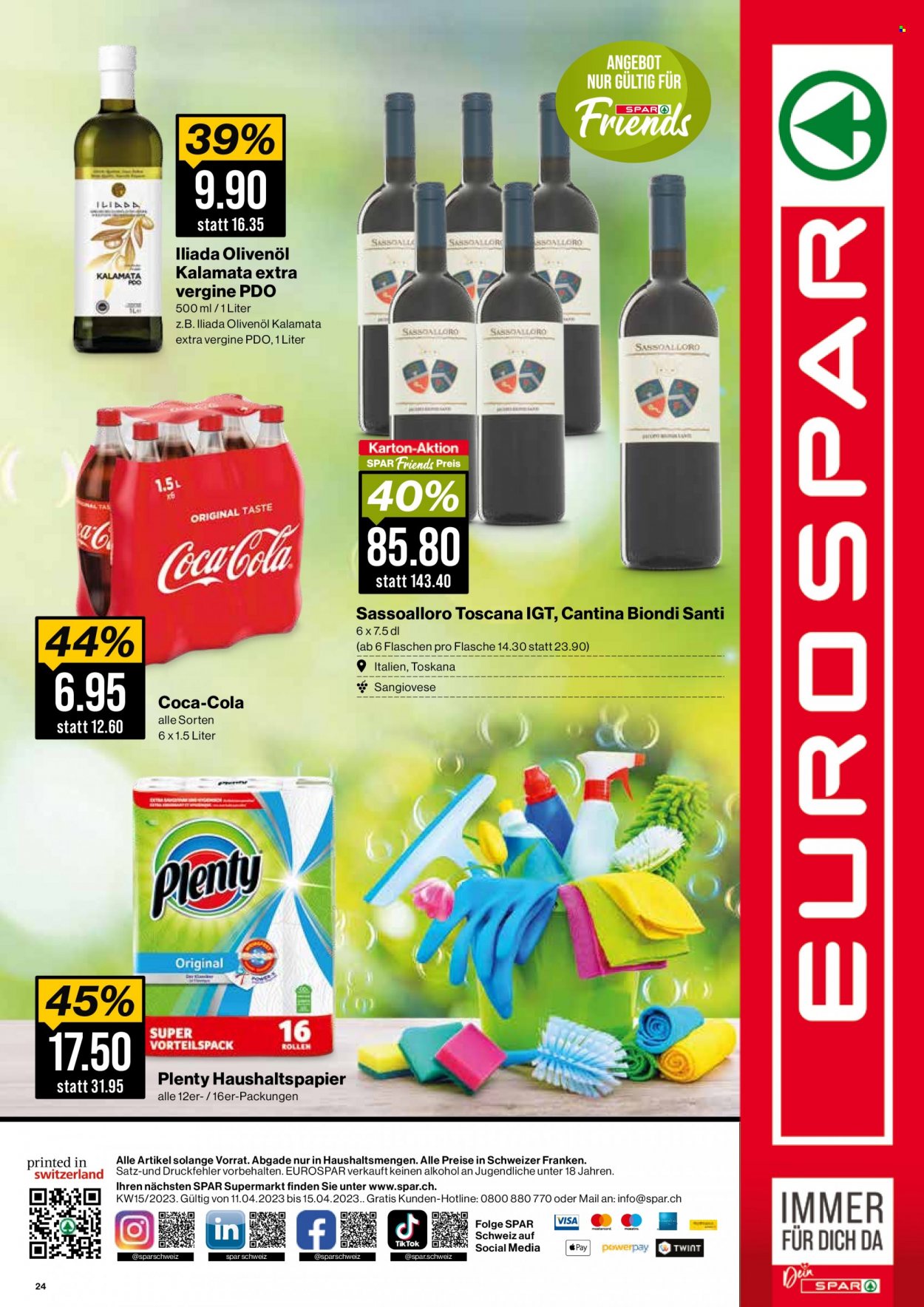 Prospekt SPAR - 11.4.2023 - 15.4.2023. Seite 24