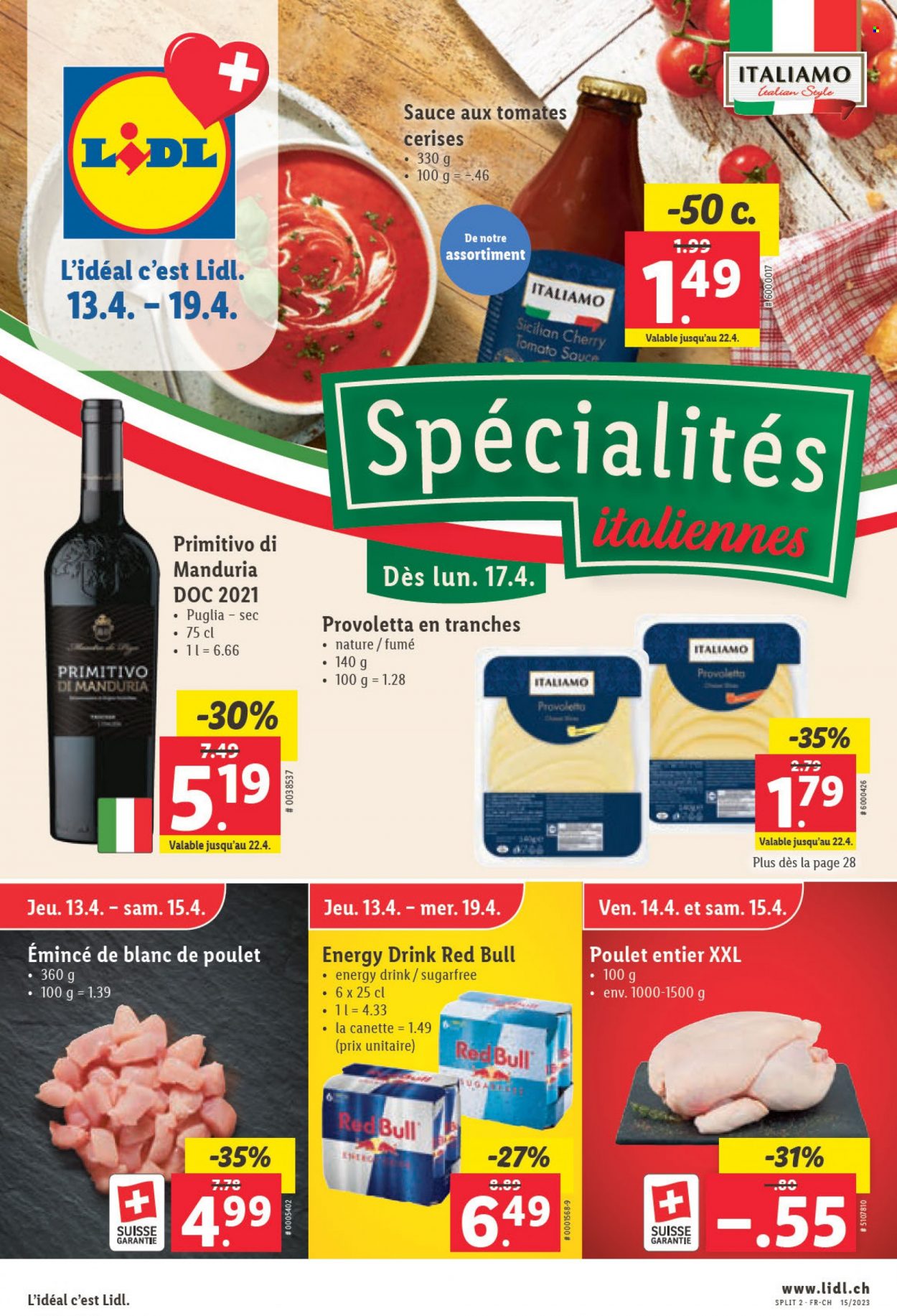 Prospekt Lidl - 13.4.2023 - 19.4.2023. Seite 1