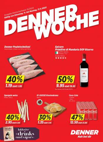 Prospekte Denner - 11.4.2023 - 17.4.2023.