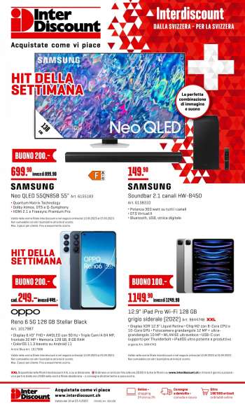 Volantino Interdiscount - 10.4.2023 - 23.4.2023.
