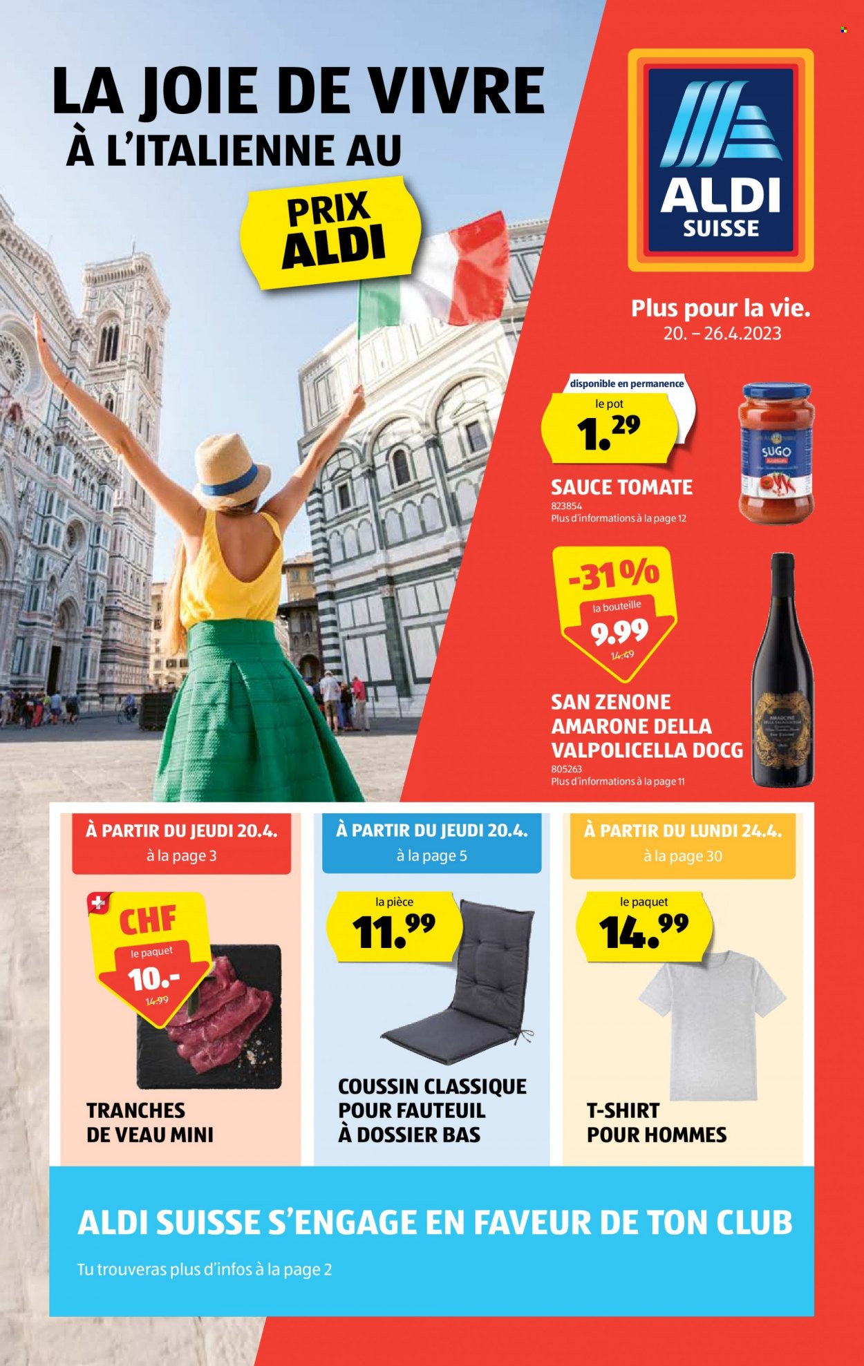 Volantino Aldi - 20.4.2023 - 26.4.2023. Pagina 1