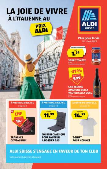 Volantino Aldi - 20.4.2023 - 26.4.2023.