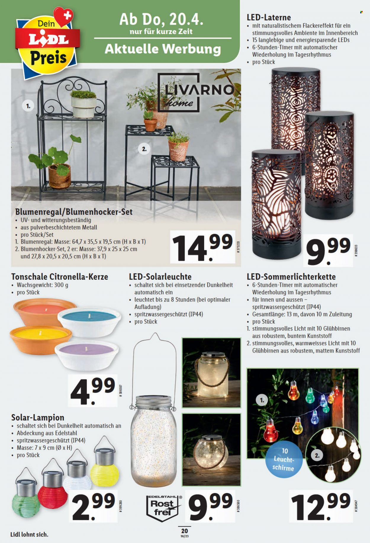 Prospekt Lidl - 20.4.2023 - 26.4.2023. Seite 20