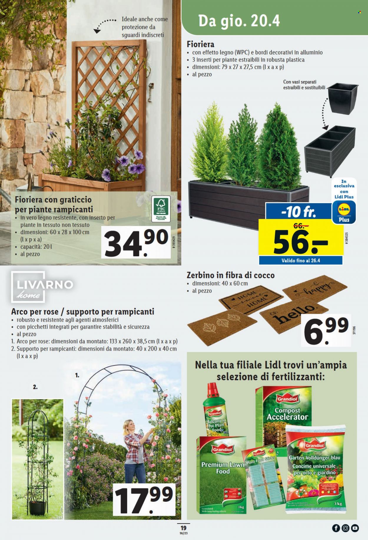 Volantino Lidl - 20.4.2023 - 26.4.2023. Pagina 19