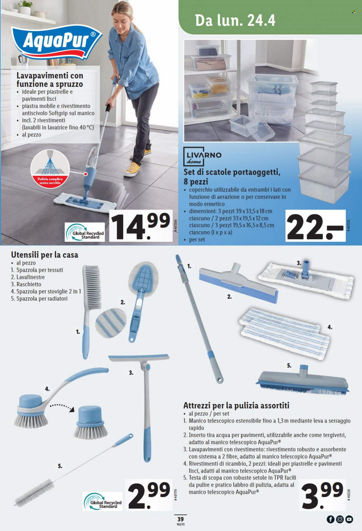 Volantino Lidl - 20.4.2023 - 26.4.2023. Pagina 39