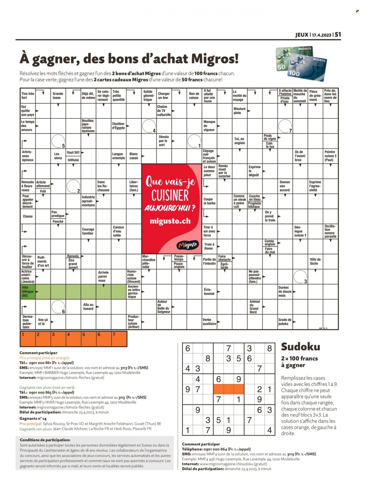 Volantino Migros - 17.4.2023 - 23.4.2023. Pagina 51