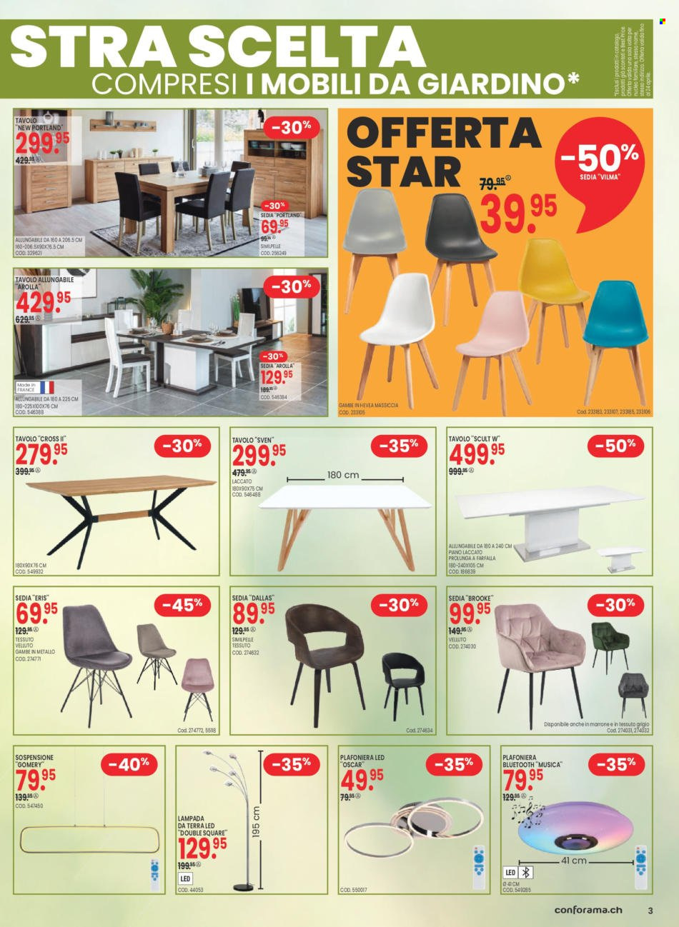 Volantino Conforama - 18.4.2023 - 1.5.2023. Pagina 3