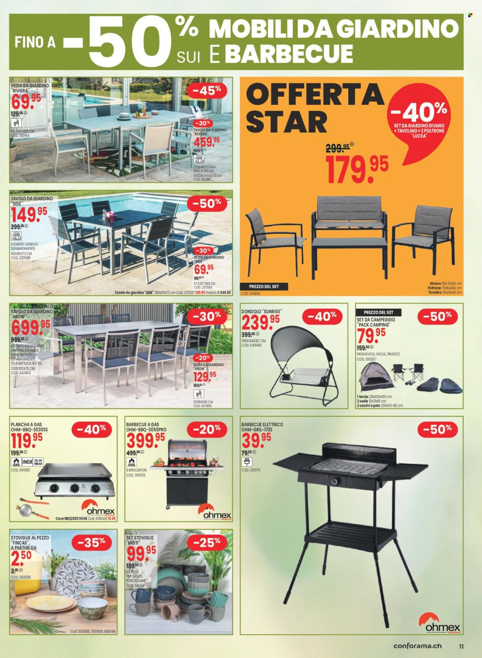 Volantino Conforama - 18.4.2023 - 1.5.2023. Pagina 11