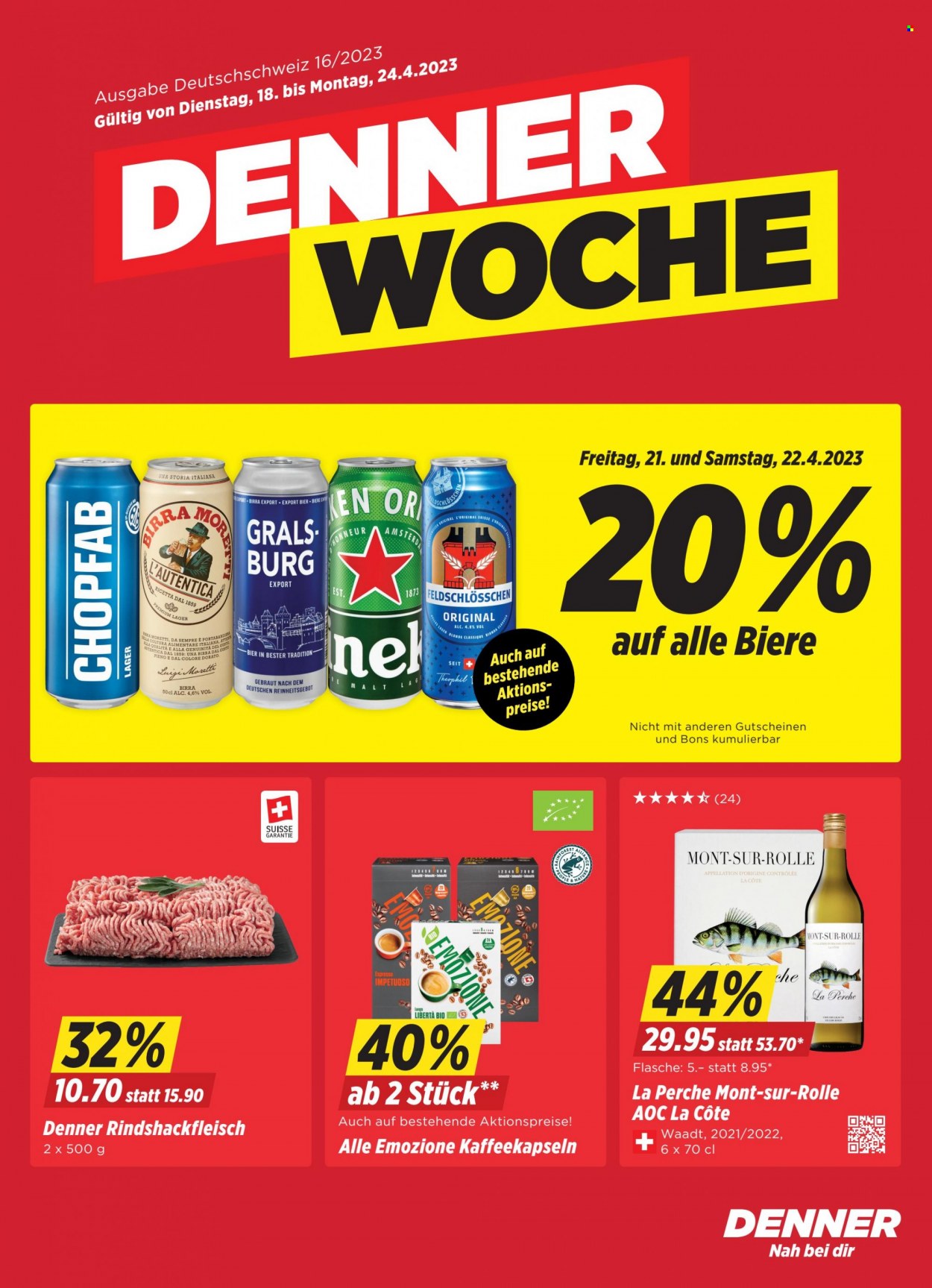 Catalogue Denner - 18.4.2023 - 24.4.2023. Page 1