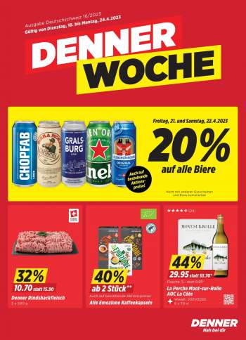 Catalogue Denner - 18.4.2023 - 24.4.2023.