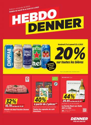 Prospekte Denner - 18.4.2023 - 24.4.2023.