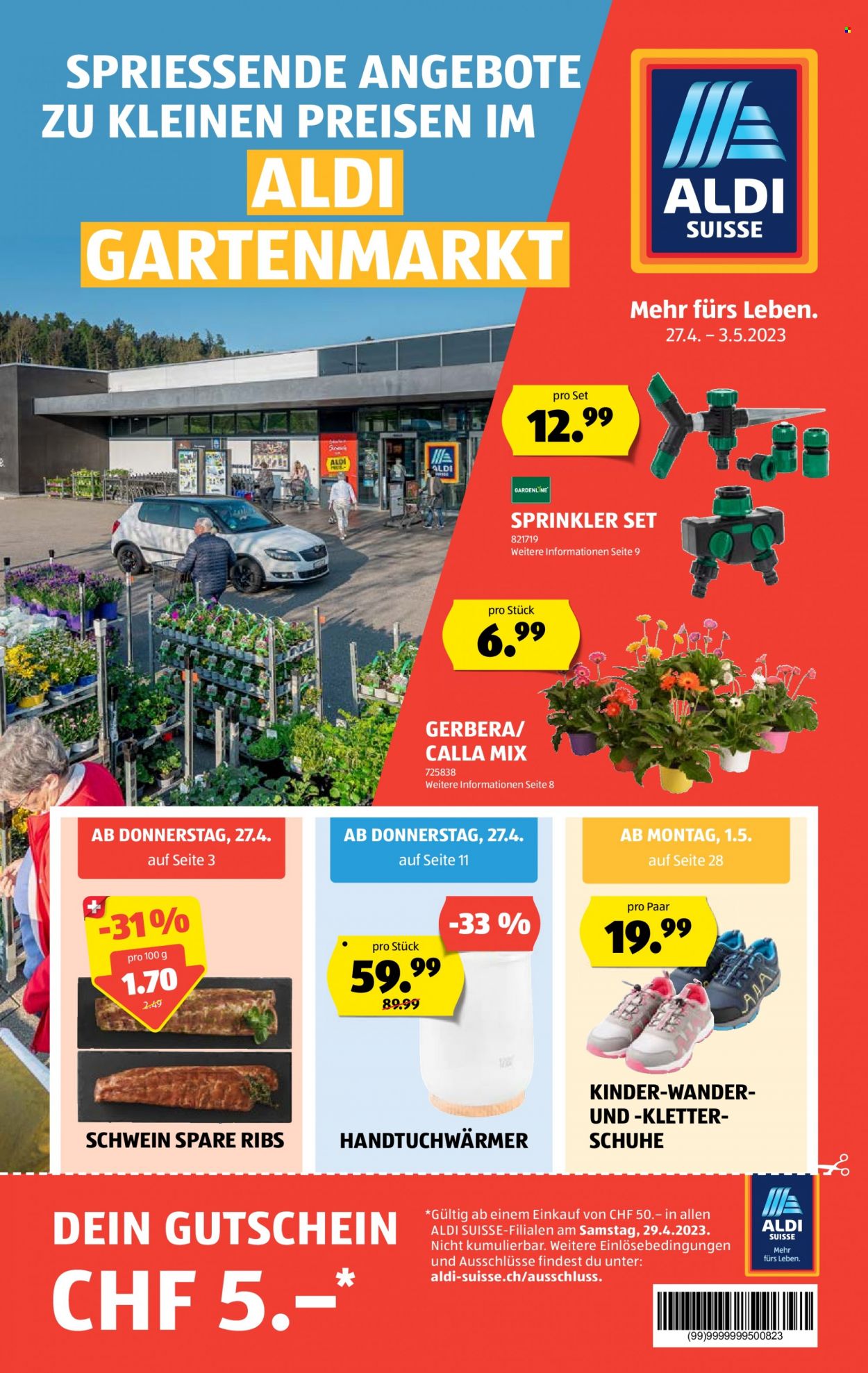 Catalogue Aldi - 27.4.2023 - 3.5.2023. Page 1