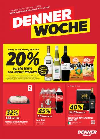 Catalogue Denner - 25.4.2023 - 1.5.2023.