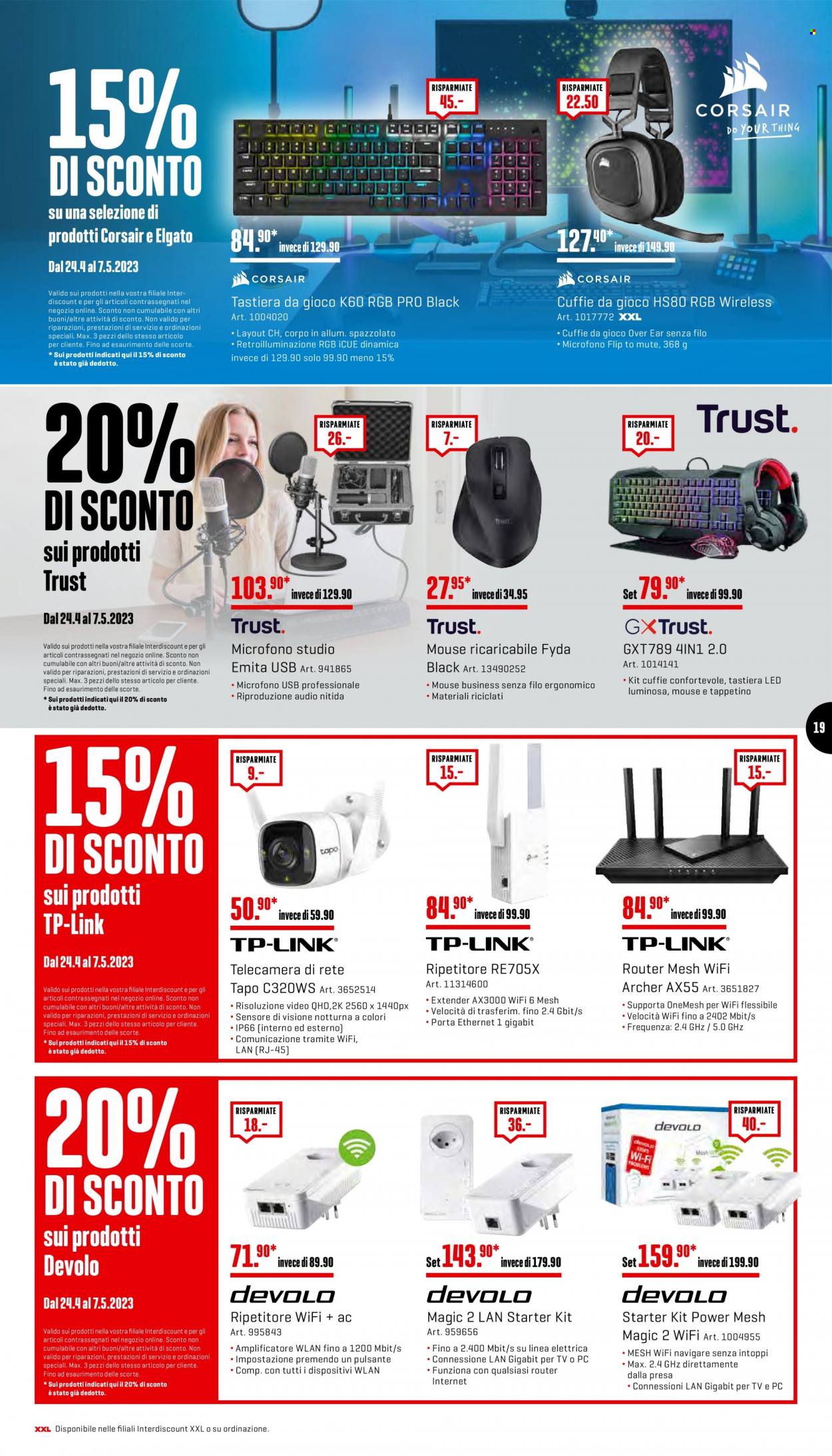 Volantino Interdiscount - 24.4.2023 - 7.5.2023. Pagina 19