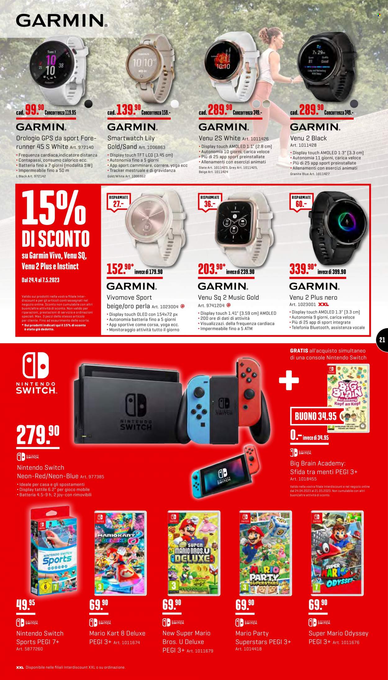 Volantino Interdiscount - 24.4.2023 - 7.5.2023. Pagina 21