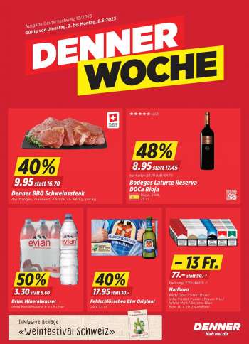 Prospekte Denner - 2.5.2023 - 8.5.2023.