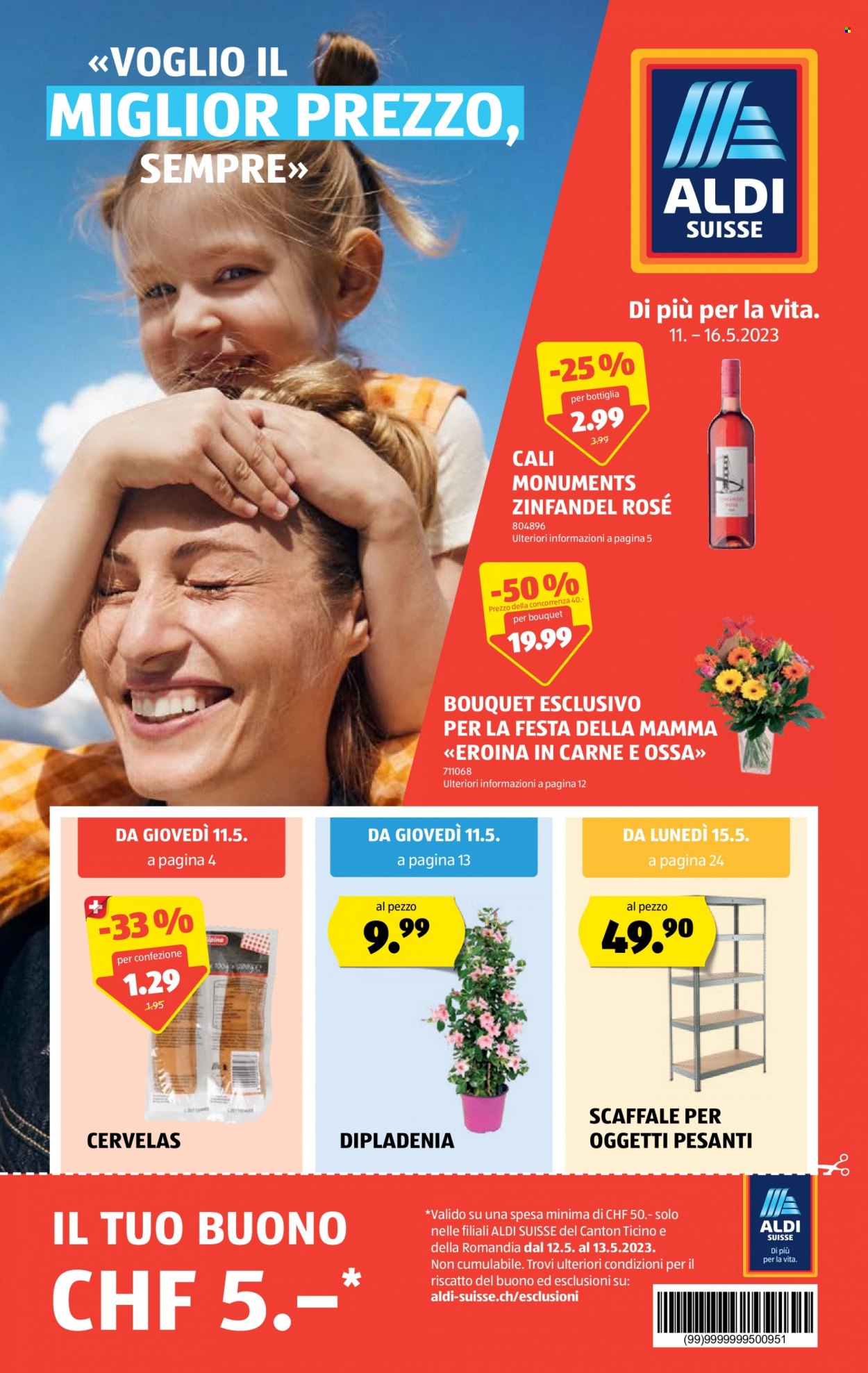 Volantino Aldi - 11.5.2023 - 16.5.2023. Pagina 1