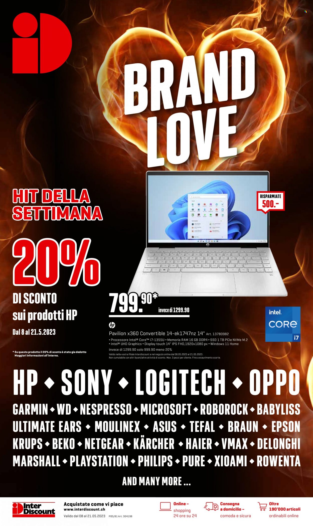 Catalogue Interdiscount - 8.5.2023 - 21.5.2023. Page 1