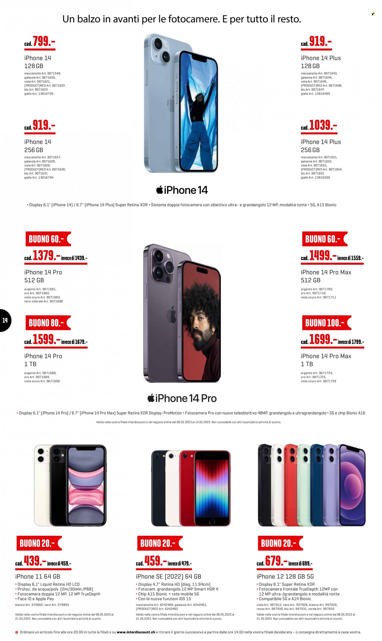 Catalogue Interdiscount - 8.5.2023 - 21.5.2023. Page 14