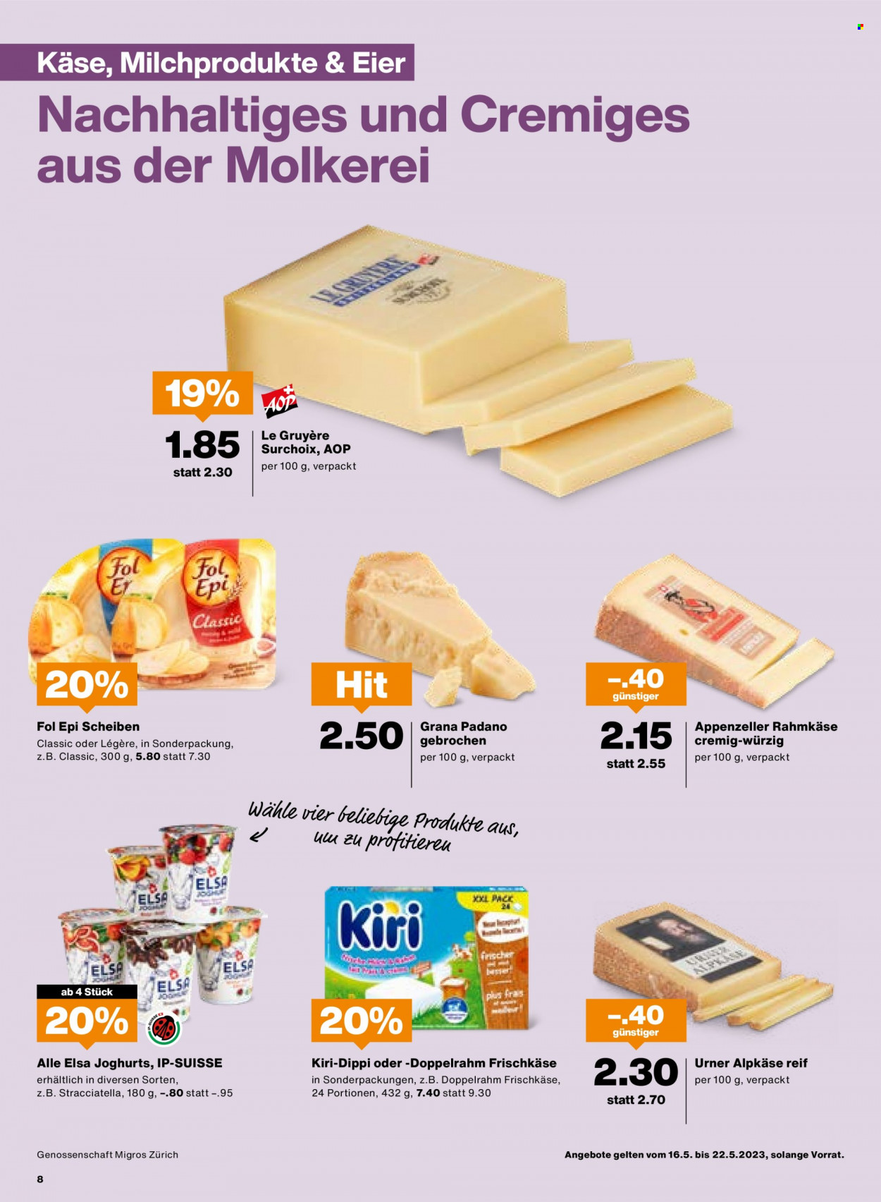 Prospekt Migros - 16.5.2023 - 22.5.2023. Seite 8