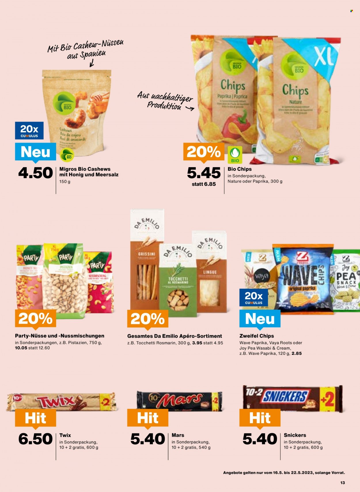 Prospekt Migros - 16.5.2023 - 22.5.2023. Seite 13