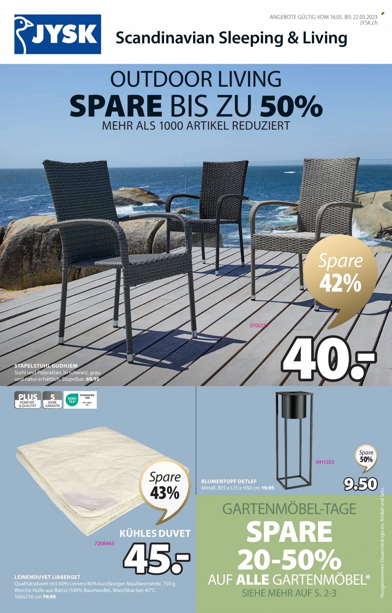 Catalogue JYSK - 16.5.2023 - 22.5.2023. Page 1