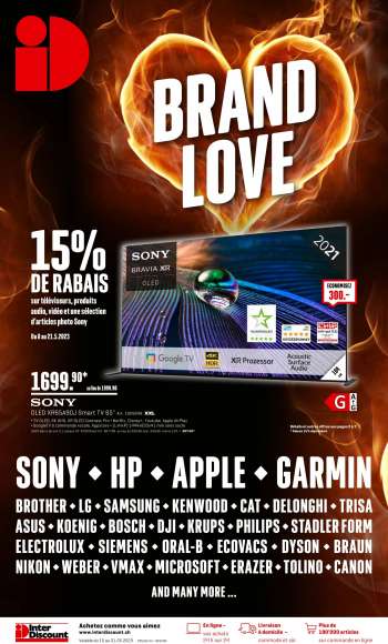 Volantino Interdiscount - 15.5.2023 - 21.5.2023.