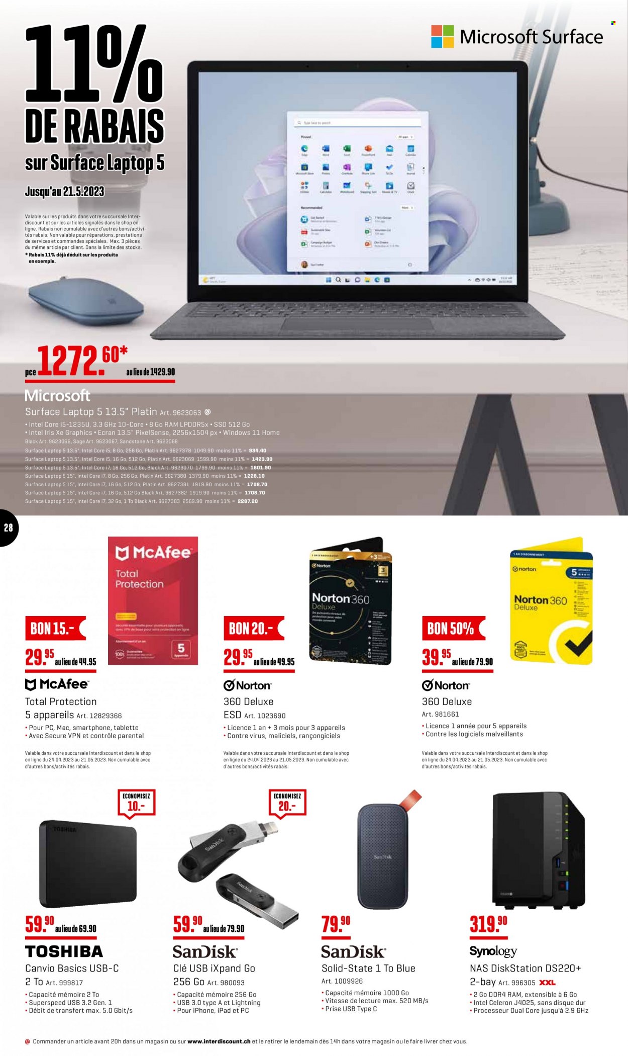Catalogue Interdiscount - 15.5.2023 - 21.5.2023. Page 28