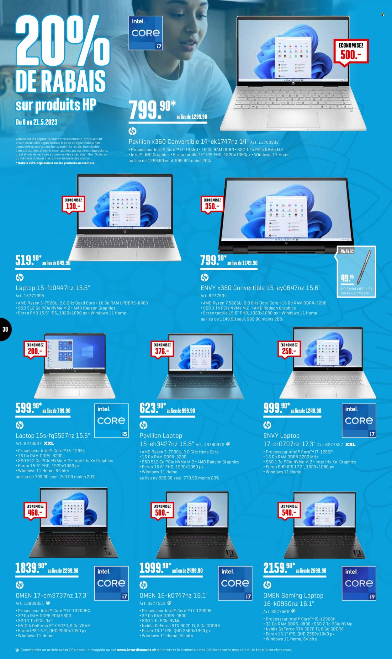 Catalogue Interdiscount - 15.5.2023 - 21.5.2023. Page 30