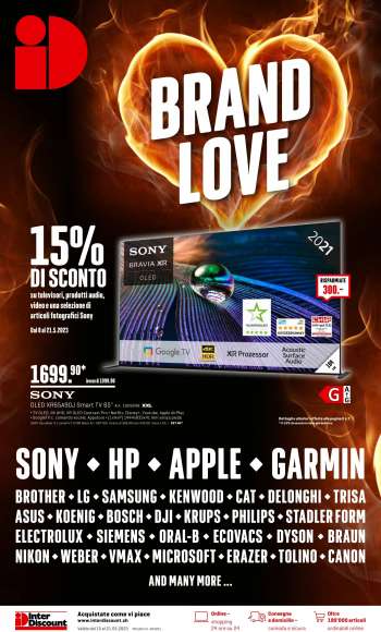 Volantino Interdiscount - 15.5.2023 - 21.5.2023.