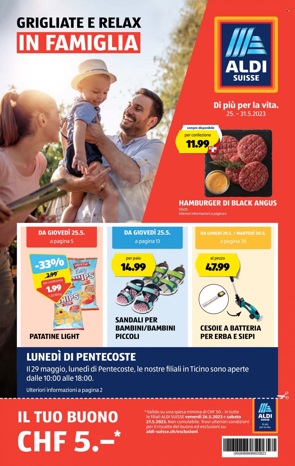 Volantino Aldi - 25.5.2023 - 31.5.2023. Pagina 1
