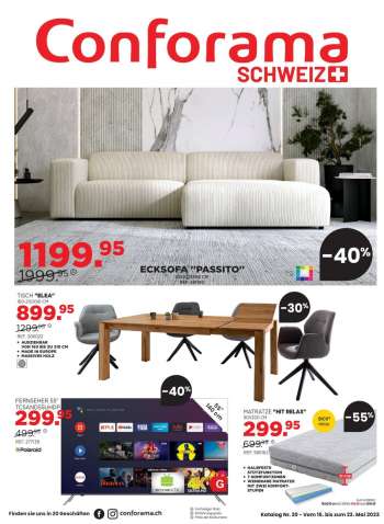 Catalogue Conforama - 15.5.2023 - 22.5.2023.