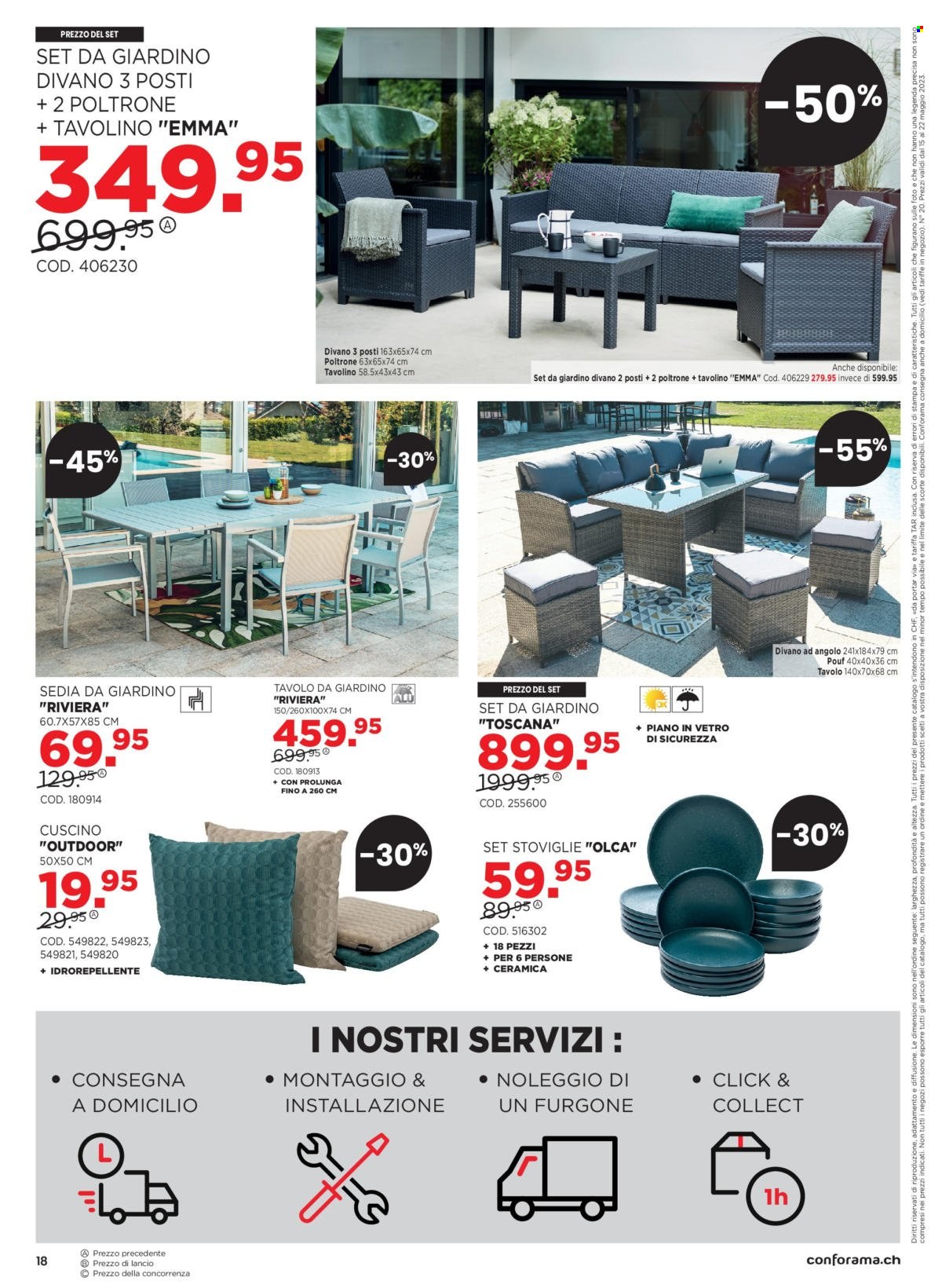 Volantino Conforama - 15.5.2023 - 22.5.2023. Pagina 18