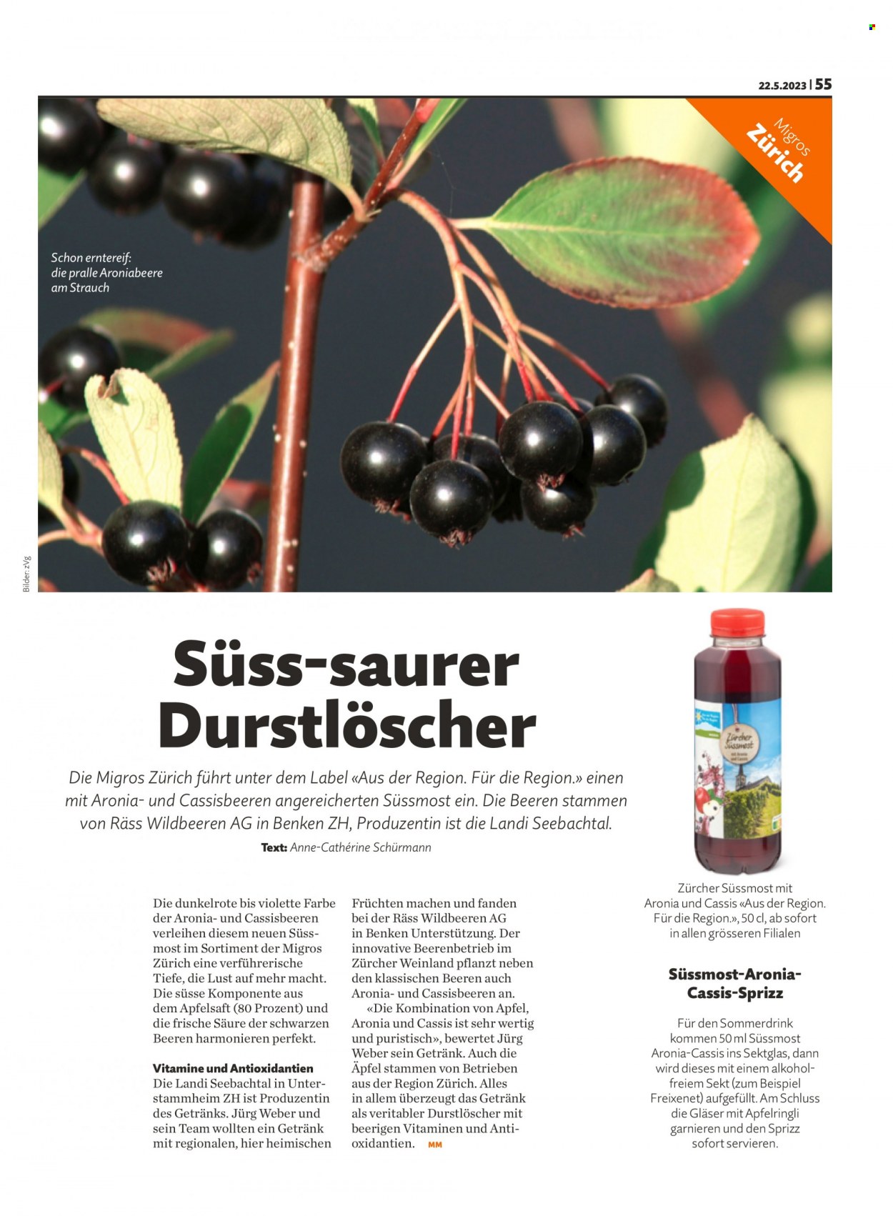 Prospekt Migros - 22.5.2023 - 28.5.2023. Seite 55