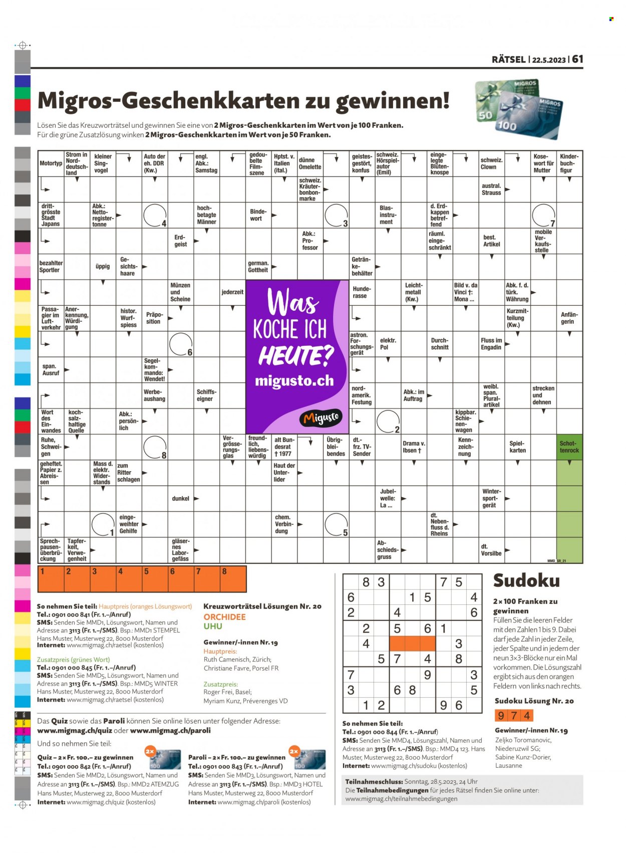 Prospekt Migros - 22.5.2023 - 28.5.2023. Seite 61