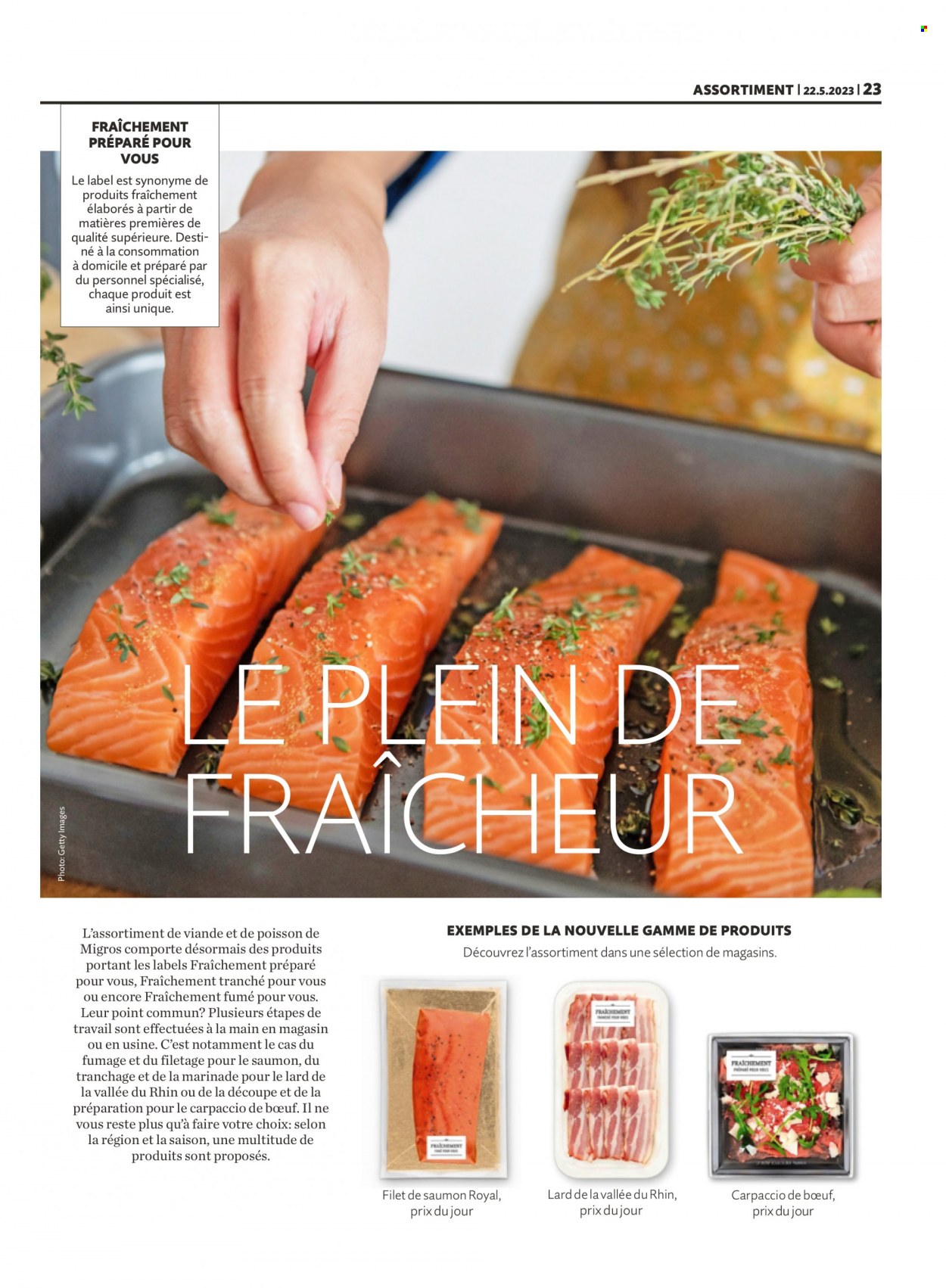 Prospekt Migros - 22.5.2023 - 28.5.2023. Seite 23