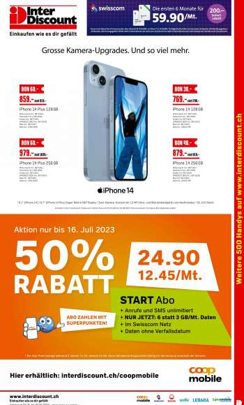 Volantino Interdiscount - 22.5.2023 - 4.6.2023.