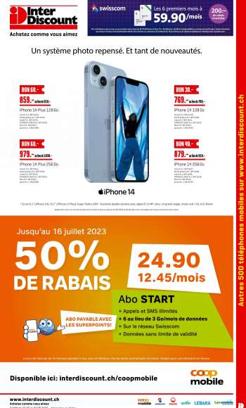 Volantino Interdiscount - 22.5.2023 - 4.6.2023.