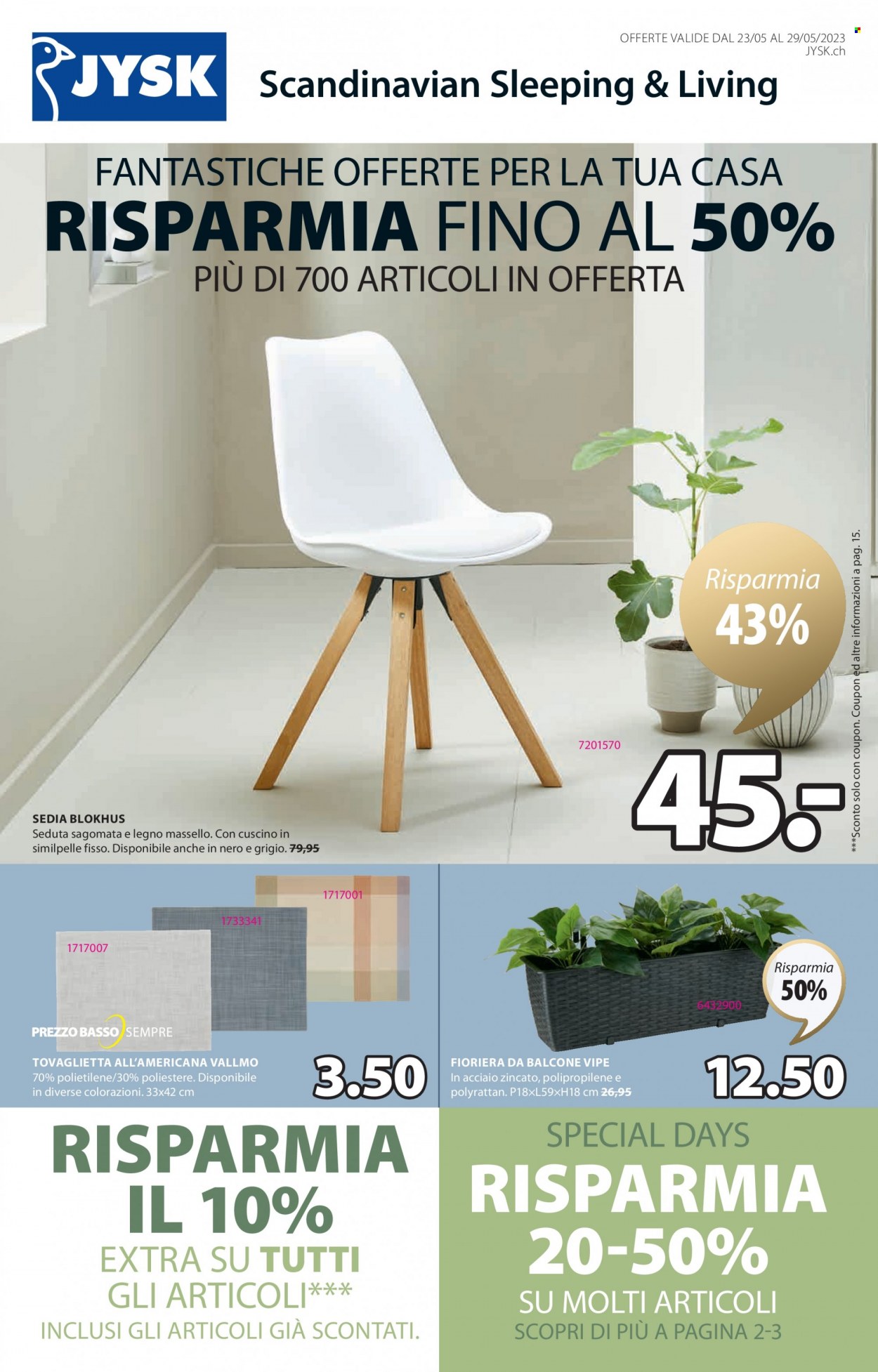 Catalogue JYSK - 23.5.2023 - 29.5.2023. Page 1