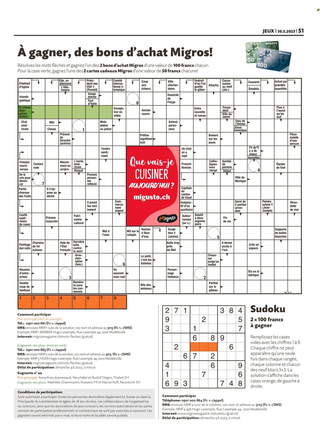 Prospekt Migros - 30.5.2023 - 5.6.2023. Seite 51