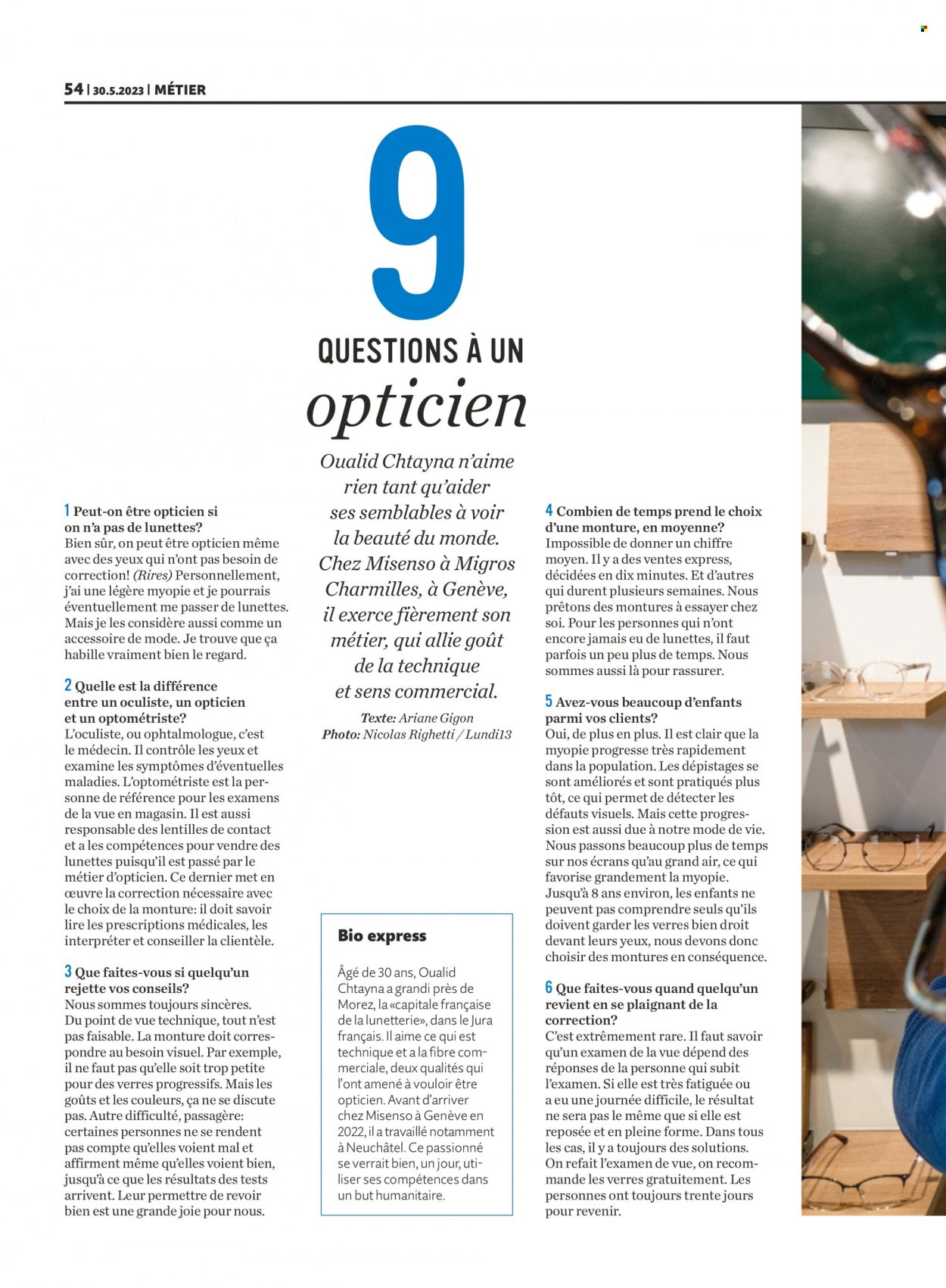 Prospekt Migros - 30.5.2023 - 5.6.2023. Seite 54