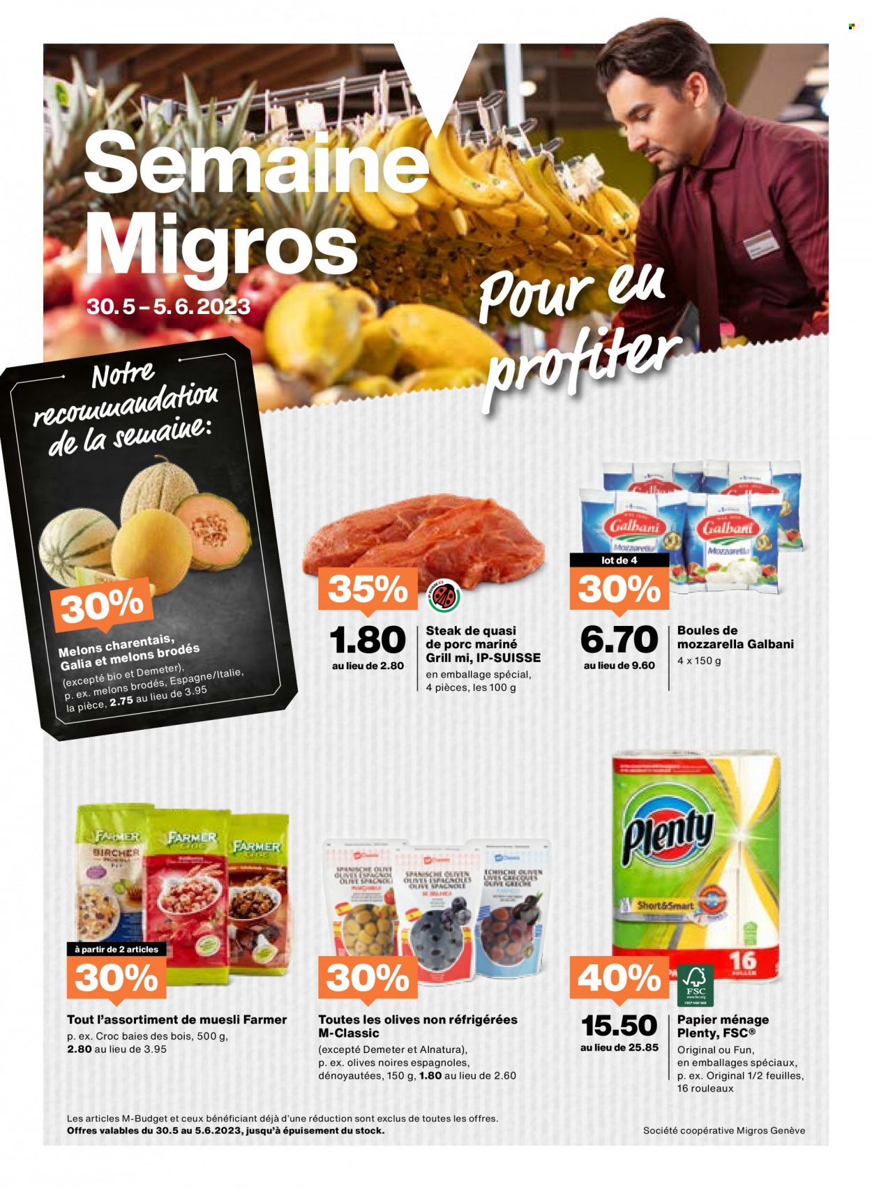 Prospekt Migros - 30.5.2023 - 5.6.2023. Seite 1